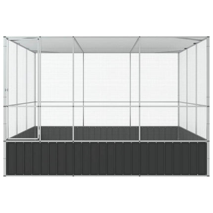 Aviary Silver 122.4"x120.9"x83.5" Steel