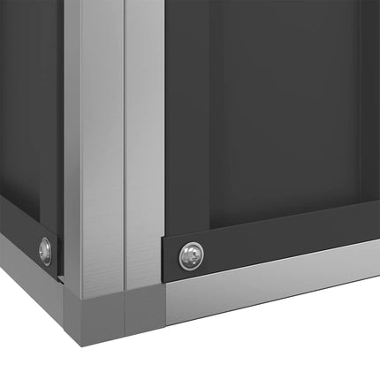 Aviary Silver 122.4"x120.9"x83.5" Steel