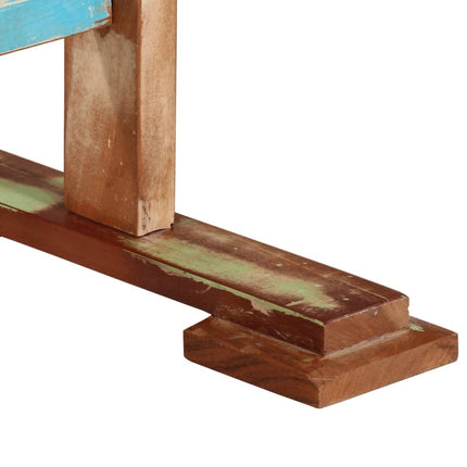 Dining Table 43.3"x21.7"x30.7" Solid Wood Reclaimed