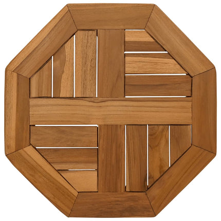 Table Top 15.7"x15.7"x1" Octagonal Solid Wood Teak