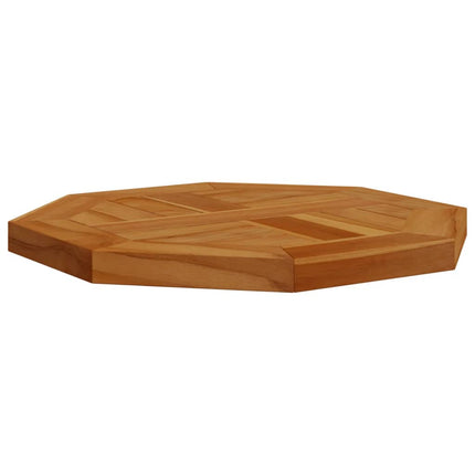 Table Top 15.7"x15.7"x1" Octagonal Solid Wood Teak