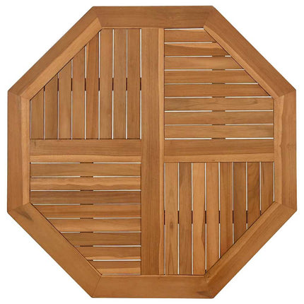 Table Top 35.4"x35.4"x1" Octagonal Solid Wood Teak