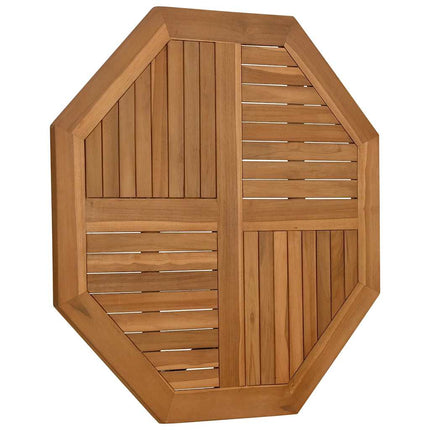 Table Top 35.4"x35.4"x1" Octagonal Solid Wood Teak