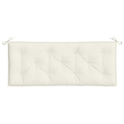 Garden Bench Cushion Melange Cream 47.2"x19.7"x2.8" Fabric
