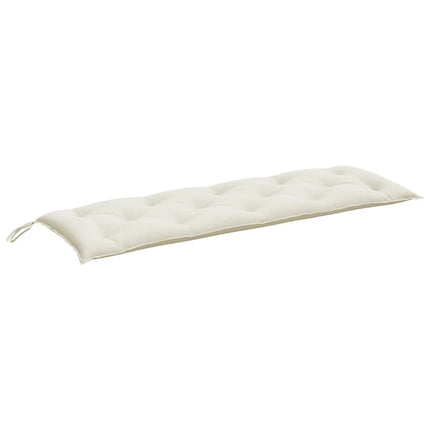 Garden Bench Cushion Melange Cream 59.1"x19.7"x2.8" Fabric