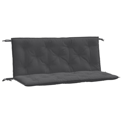 Garden Bench Cushions 2 pcs Melange Anthracite 47.2"x19.7"x2.8" Fabric