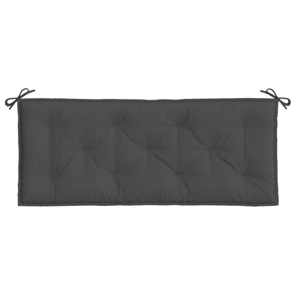 Garden Bench Cushions 2 pcs Melange Anthracite 47.2"x19.7"x2.8" Fabric