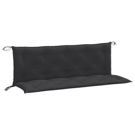Garden Bench Cushions 2 pcs Melange Anthracite 59.1"x19.7"x2.8" Fabric