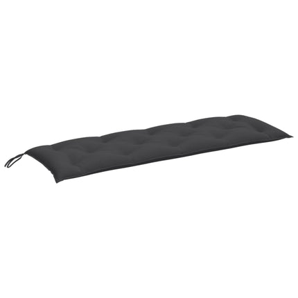 Garden Bench Cushions 2 pcs Melange Anthracite 59.1"x19.7"x2.8" Fabric