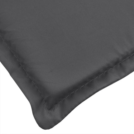 Garden Bench Cushions 2 pcs Melange Anthracite 59.1"x19.7"x2.8" Fabric
