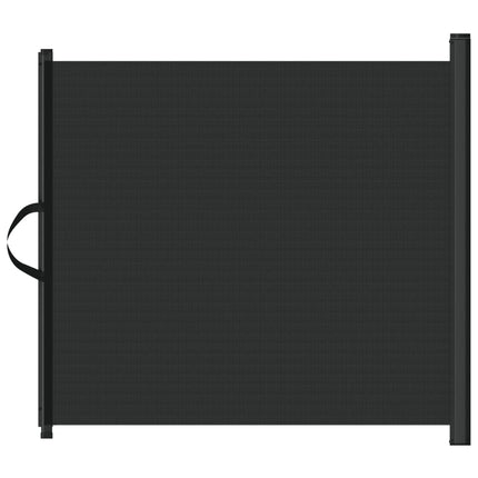 Retractable Pet Gate Black 46.3"x49.2