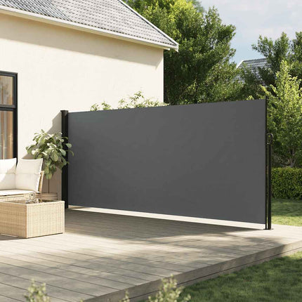 Retractable Side Awning Anthracite 63.0x118.1