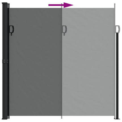 Retractable Side Awning Anthracite 78.7x118.1