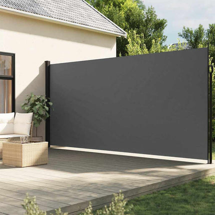 Retractable Side Awning Anthracite 78.7"x196.9