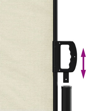Retractable Side Awning Cream70.9"x236.2