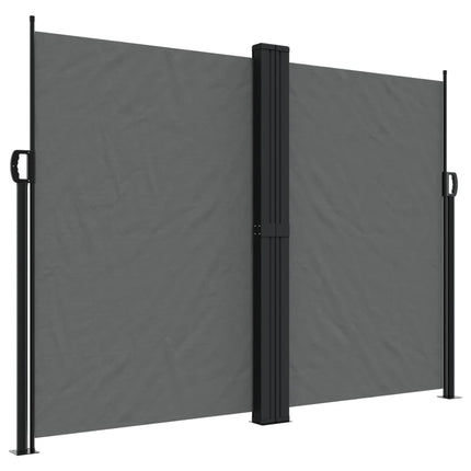Retractable Side Awning Anthracite 70.9"x236.2