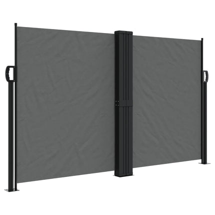 Retractable Side Awning Anthracite 55.1"x393.7