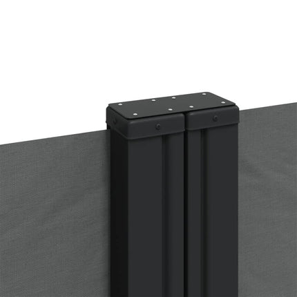 Retractable Side Awning Anthracite 55.1"x393.7