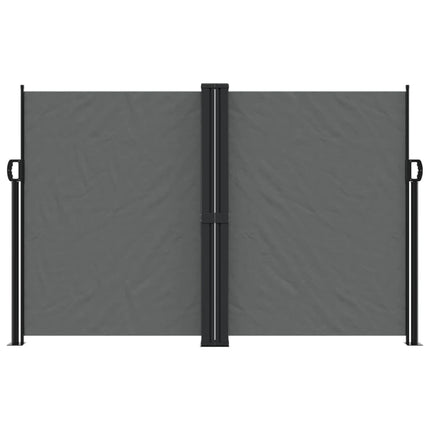 Retractable Side Awning Anthracite 63"x393.7