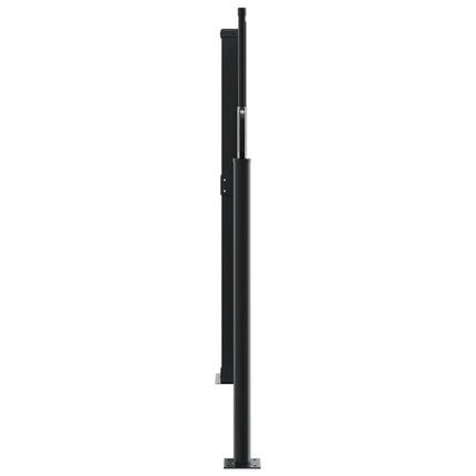 Retractable Side Awning Anthracite 55.1"x472.4