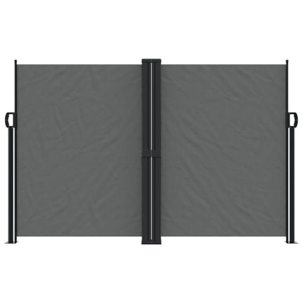 Retractable Side Awning Anthracite 63"x472.4