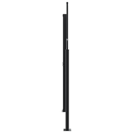 Retractable Side Awning Anthracite 63"x472.4