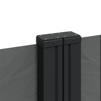 Retractable Side Awning Anthracite 63"x472.4