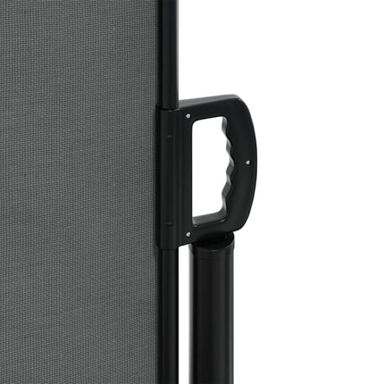 Retractable Side Awning Anthracite 63"x472.4