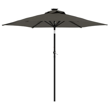 Garden Parasol with Steel Pole Anthracite 88.6"x88.6"x83.5