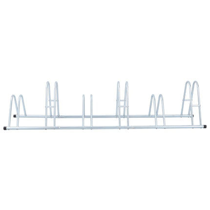 Bicycle Stand for 6 Bikes Floor Freestanding Galvanized Steel
