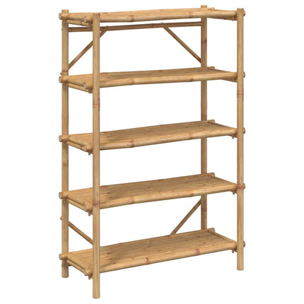 5-Layer Shelf 39.4"x15.7"x59.1" Bamboo