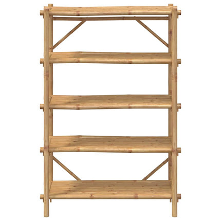 5-Layer Shelf 39.4"x15.7"x59.1" Bamboo
