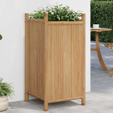 Planter 15.7"x15.7"x31.5" Bamboo