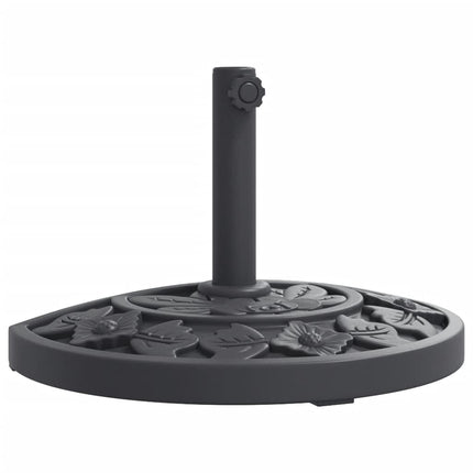 Parasol Base for Ø1.5"/1.9" Poles 19.8 lb Half Round