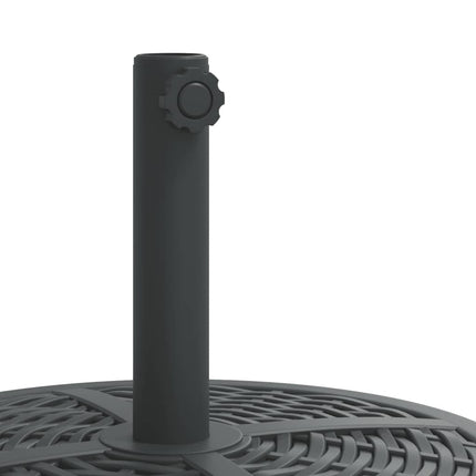 Parasol Base with Wheels for Ø1.5"/1.9" Poles 59.5 lb Round