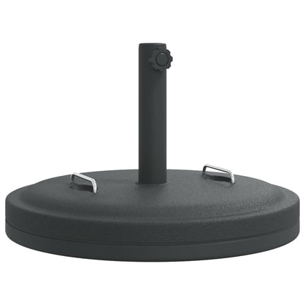 Parasol Base with Handles for Ø1.5"/1.9" Poles 55.1 lb Round