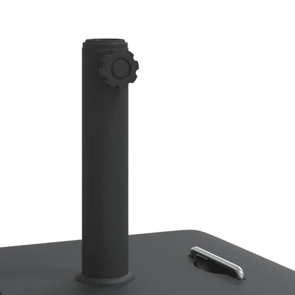 Parasol Base with Handles for Ø1.5"/1.9" Poles 59.5 lb Square
