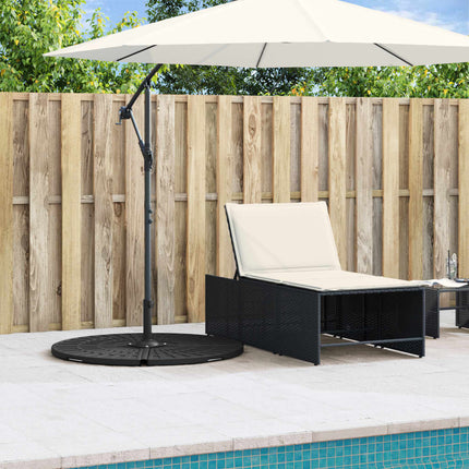 Parasol Base Weight with Handle for Cross Stand Parasols 30.9 lb