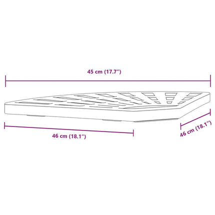 Parasol Base Weight with Handle for Cross Stand Parasols 30.9 lb