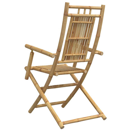 Folding Patio Chairs 4 pcs 20.9"x26"x39" Bamboo