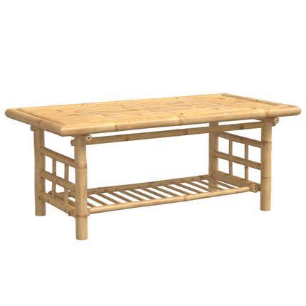 Coffee Table 43.3"x21.7"x17.7" Bamboo