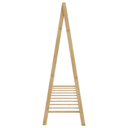 Clothes Rack with Shelves 41.7"x13.4"x40.2" Bamboo