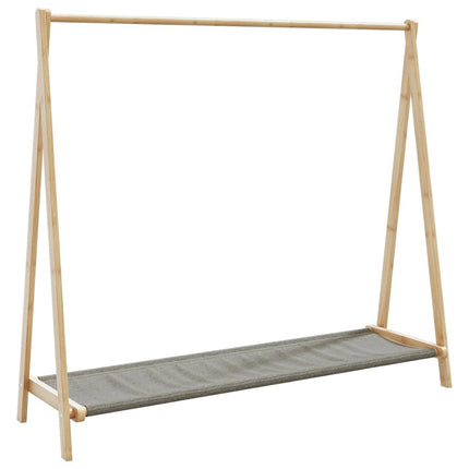 Clothes Rack with Shelves 41.7"x13.4"x40.2" Bamboo
