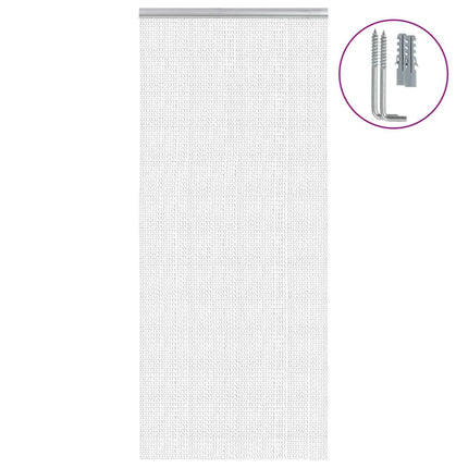 Chain Door Fly Screen 35.4x83.5" Aluminium