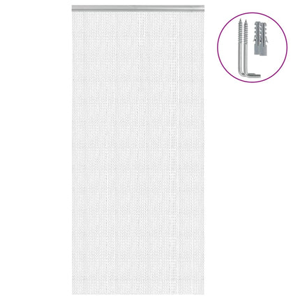 Chain Door Fly Screen 39.4x83.5" Aluminium