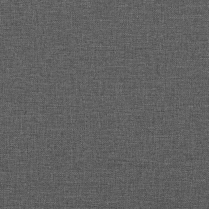 Bed Frame without Mattress Dark Gray Twin XL Fabric