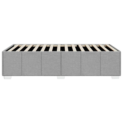 Bed Frame without Mattress Light Gray Twin XL Fabric