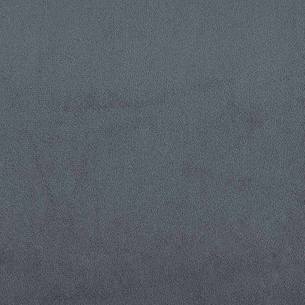 Bed Frame without Mattress Dark Gray Queen Velvet