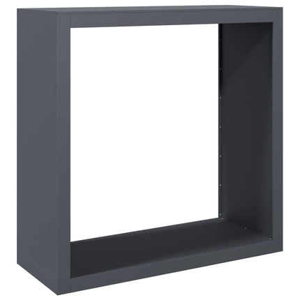Firewood Rack Anthracite 39.4"x15.7"x39.4" Steel
