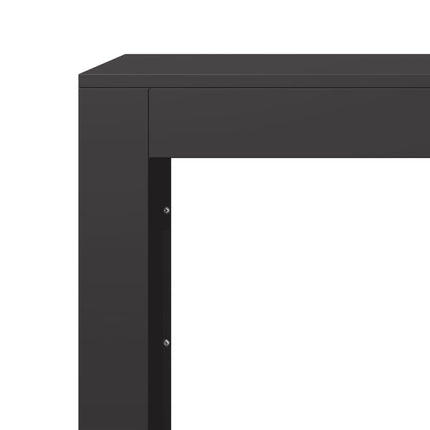 Firewood Rack Black 39.4x15.7x31.5" Steel